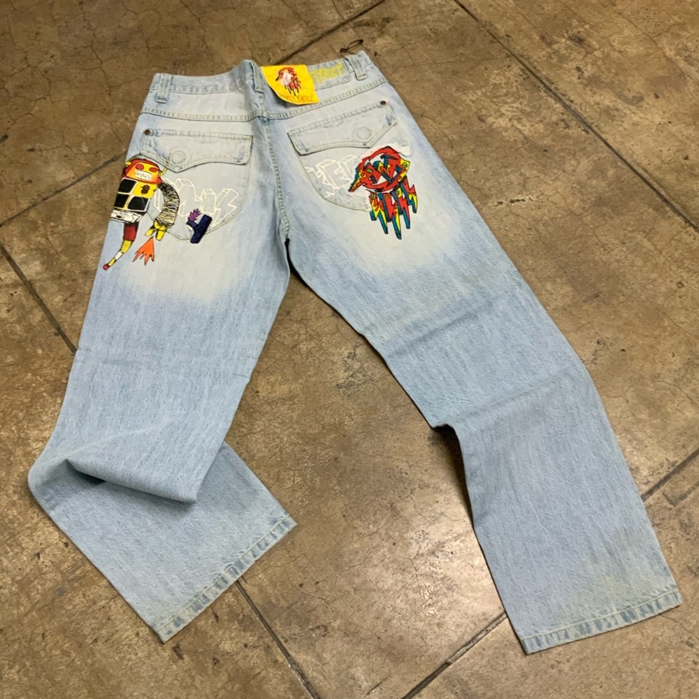 Men’s Miskeen Dirty Sandblast Denim Pants